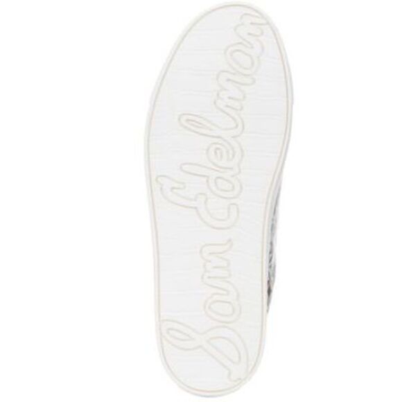 NWT SAM EDELMAN Womens Brown Emilie Toe Platform Leather Athletic Sneakers 9 M - Picture 4 of 5